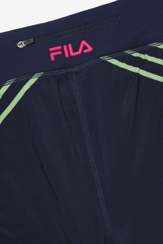 Fila Shorts Bevans Stretch Woven Womens Navy - India OKJ-618374